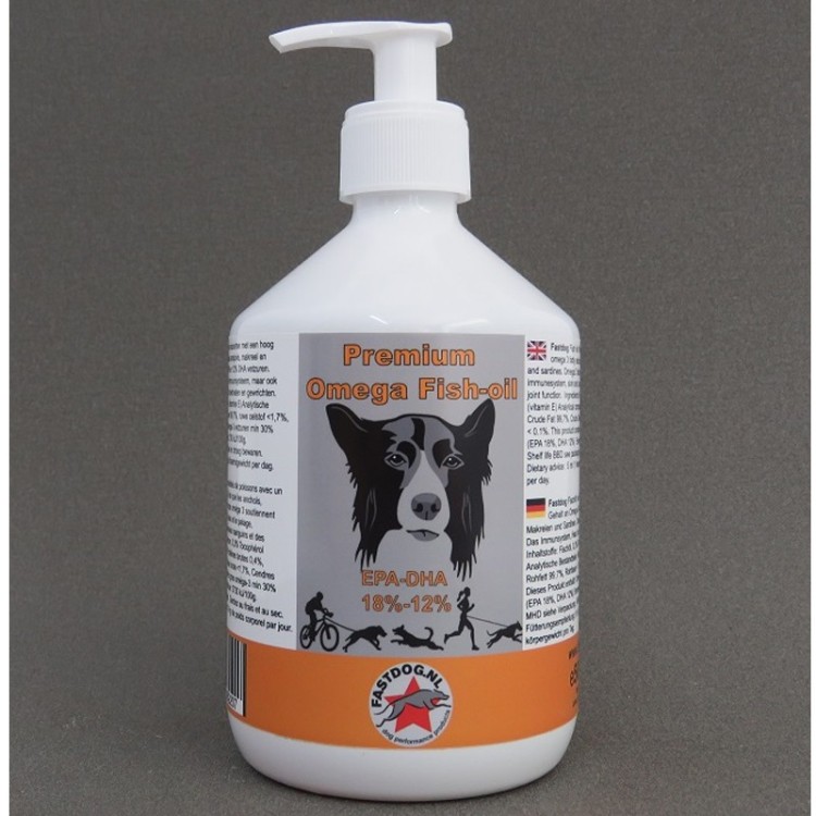 Premium Omega Huile de poisson 500ml FASTDOG